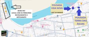 eine Karte der Stadt Pologolis in der Unterkunft Pousada Terra das Águas Barreirinhas in Barreirinhas