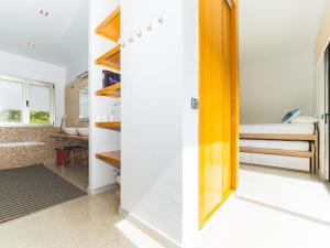 Łóżko lub łóżka w pokoju w obiekcie Cubo's Villa El Tejar