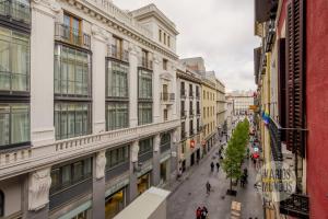 a view of a street in a city with buildings at Comodo y centrico Loft en calle Carretas - Madrid Centro in Madrid