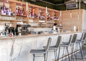 Lounge nebo bar v ubytování Das Ahlbeck Hotel & SPA