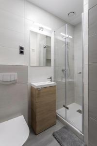 Koupelna v ubytování DAVE Elegant Apartments KRAKÓW Old Town