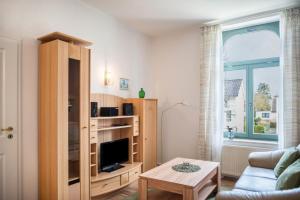 Μια τηλεόραση ή/και κέντρο ψυχαγωγίας στο Apartment Morgenröte