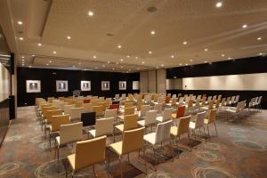 a large room with rows of chairs in it at Dar El Marsa Hotel & Spa in La Marsa +37 photos