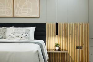 Letto o letti in una camera di Kashco Apartments Wuse 2 Abuja