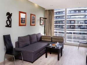 A seating area at Apartment Sants-Montjuic Rambla Badal by Interhome