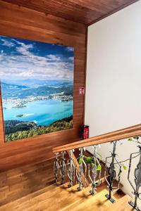 a wall mural of a view of the ocean at Apartment Ferienwohnungen Magdalensberg by Interhome in Gröblach