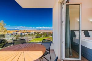 Balkón alebo terasa v ubytovaní Apartments Mialis