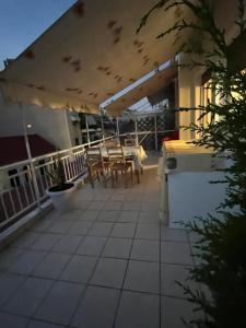 Balkón nebo terasa v ubytování Qqueen House