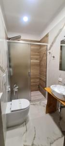 Koupelna v ubytování B&B Le Palme