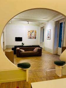 Posezení v ubytování Hostel Boutique + 37 fotografií