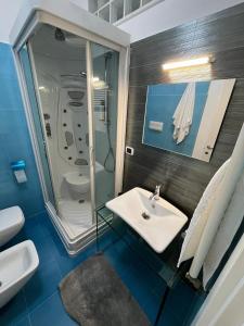 Koupelna v ubytování Casa l'Orologio