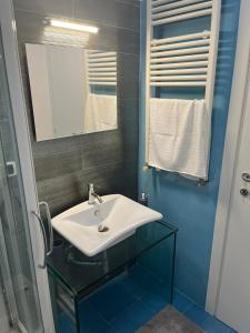 Koupelna v ubytování Casa l'Orologio
