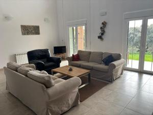 Posezení v ubytování Finca Marowa