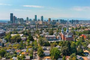 Nespecifikovaný výhled na destinaci Seattle nebo výhled na město při pohledu z apartmánu