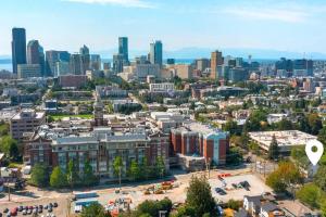 Nespecifikovaný výhled na destinaci Seattle nebo výhled na město při pohledu z apartmánu