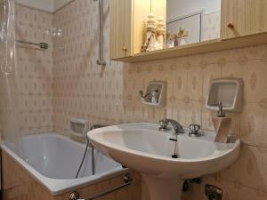 Koupelna v ubytování La casa nel borgo