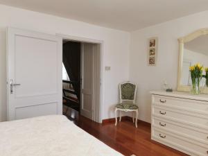 Postel nebo postele na pokoji v ubytování La casa nel borgo