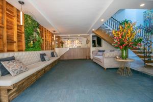 Posezení v ubytování Hotel Montes De La Castellana