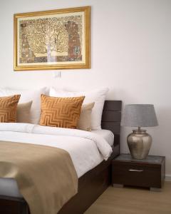 Posteľ alebo postele v izbe v ubytovaní Apartments Studios 81