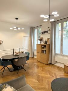 Kuchyň nebo kuchyňský kout v ubytování Paris 16 lux and cozy 2 bedroom