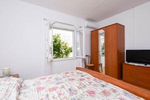 TV a/nebo společenská místnost v ubytování Apartments Goga