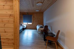 Ruang duduk di Gladheimar Guesthouse