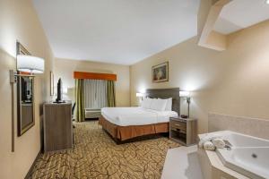 a hotel room with a bed and a sink at Best Western Danville Inn in Danville +31 photos
