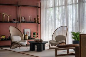 ROK Hotel Kingston Tapestry Collection By Hilton的休息区