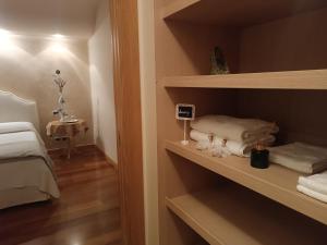 Postel nebo postele na pokoji v ubytování Villa Vescovado appartamento in casa vacanza