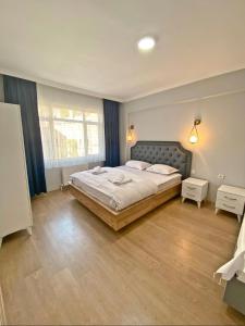 Кровать или кровати в номере SULTANAHMET ROYAL APART