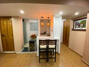 Kuchyň nebo kuchyňský kout v ubytování Huallata Hotel Boutique + 38 fotografií