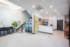 Kuchyň nebo kuchyňský kout v ubytování Yeosu View Foret Pension