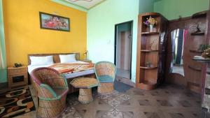 Postel nebo postele na pokoji v ubytování DWARIKA HOTEL
