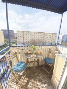 Balkón alebo terasa v ubytovaní 3rooms-Balcony-PKP - DeerRest Apart