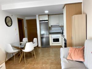 Køkken eller tekøkken på Fisterra. Primera línea playa Langosteira