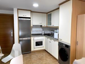 Køkken eller tekøkken på Fisterra. Primera línea playa Langosteira