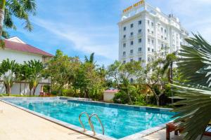 Bazén v ubytování The Tahiti Beach Hotel nebo v jeho okolí