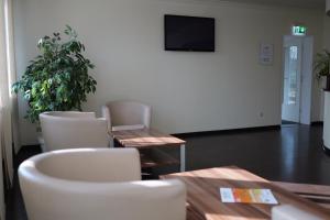 TV a/nebo společenská místnost v ubytování Hotel Milano + 6 fotografií