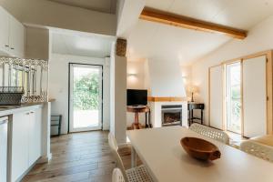 Η κουζίνα ή μικρή κουζίνα στο Quinta de S. Miguel