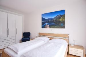 Postel nebo postele na pokoji v ubytování Appartements Das Charlie