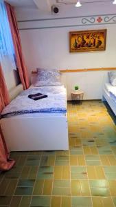 En eller flere senge i et værelse på Monteurzimmer, Monteurunterkunft in 20 km von Hanau und 35 km von Frankfurt am main