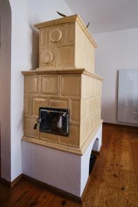 Kuchyň nebo kuchyňský kout v ubytování Appartements Das Charlie