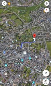 a map of a city with different places on it at Historical Police Station Building l Central Cambridge I Park View in Cambridge