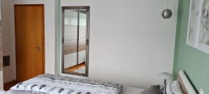Postel nebo postele na pokoji v ubytování Haus Tildchen