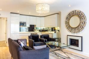 GuestReady - Impressionante Flat com Vista Terraço的休息区