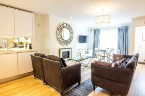 GuestReady - Impressionante Flat com Vista Terraço的休息区
