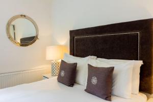 GuestReady - Impressionante Flat com Vista Terraço客房内的一张或多张床位