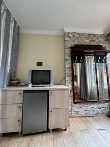 TV a/nebo společenská místnost v ubytování TJ+ Hostel