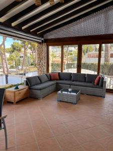 Posezení v ubytování Villa Portitxol en Moraira