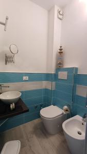 Koupelna v ubytování Hotel Canarco